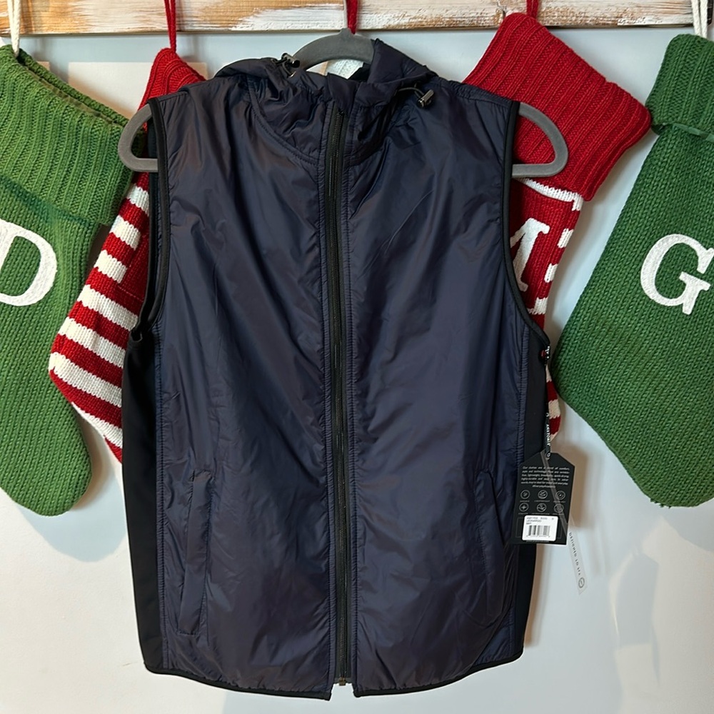 Anatomie - Leonardo hooded vest Size small Navy